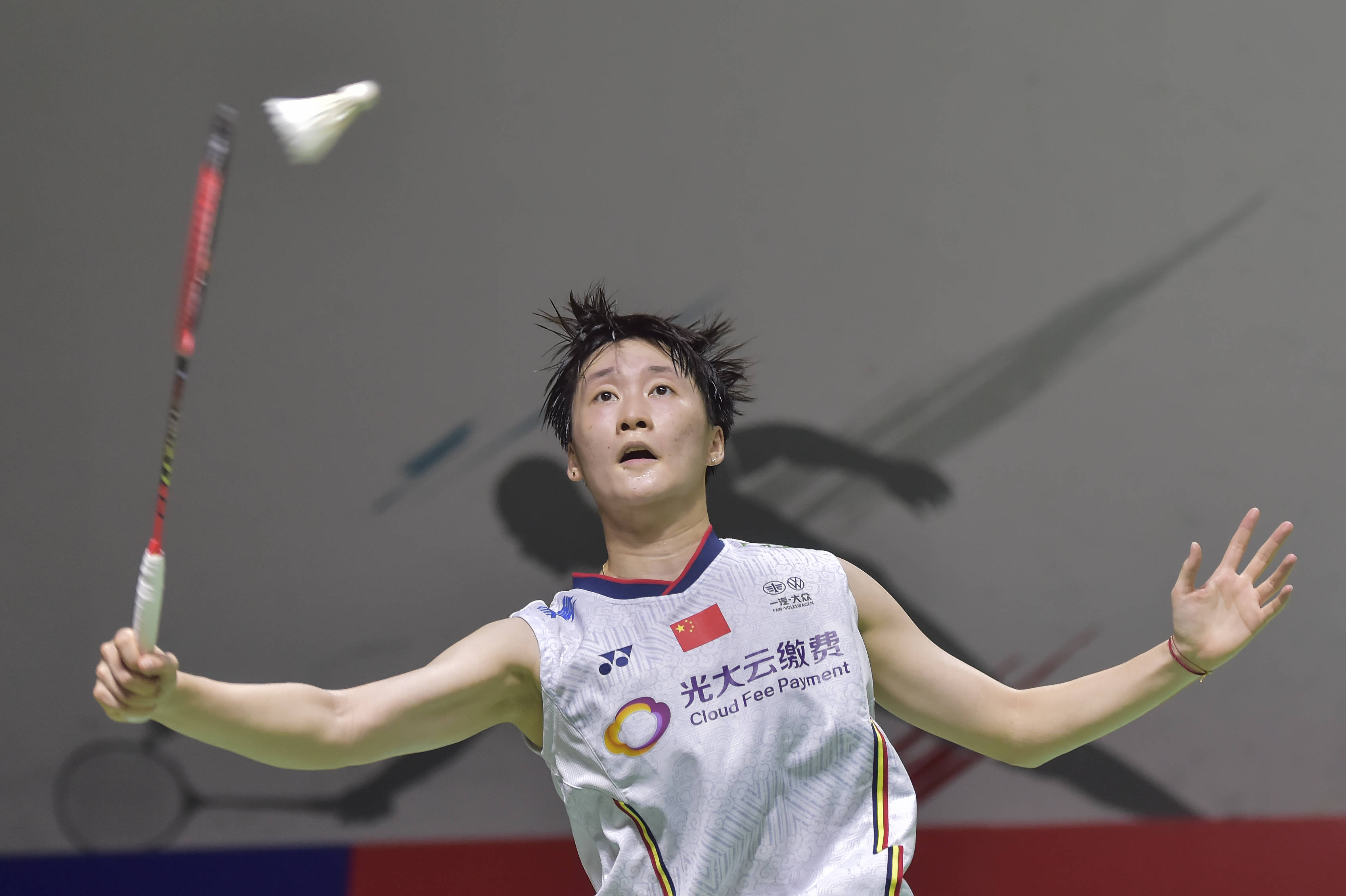 印尼女子羽毛球选手稳定发挥